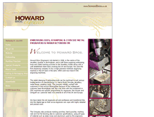 Tablet Screenshot of howardbros.co.uk